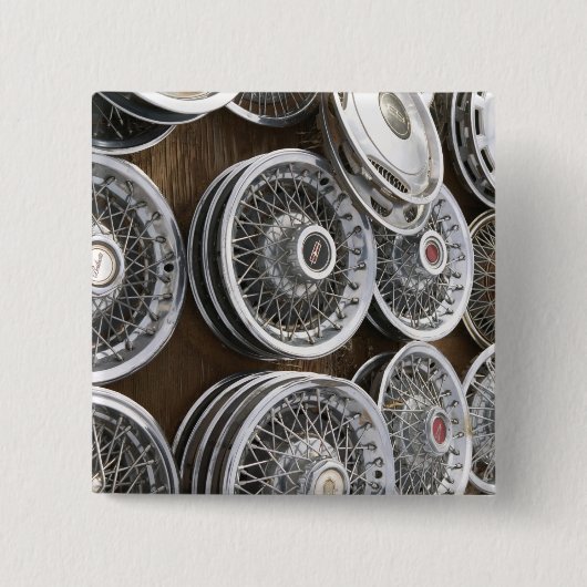 USA, New Mexiko, Prewitt: Button (Vorderseite)