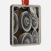 USA, New Mexiko, Prewitt: Silbernes Ornament (Rechts)