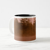 USA, New York, Adirondack Park. Sonnenaufgang Zweifarbige Tasse (Vorderseite Links)