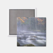 USA, New York, Adirondacks, Big Moose River Magnet (Vorderseite/Rückseite)