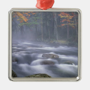 USA, New York, Adirondacks, Big Moose River Ornament Aus Metall