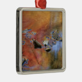 USA, New York, Adirondacks, Fallen Blätter in Silbernes Ornament (Rechts)