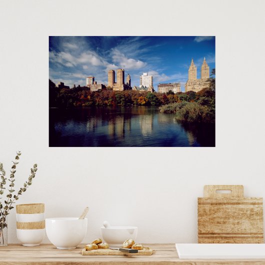 USA, New York, Central Park, Lake Poster (Küche)