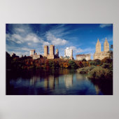 USA, New York, Central Park, Lake Poster (Vorne)