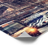 USA New York City Brooklyn Bridge Poster (Ecke)