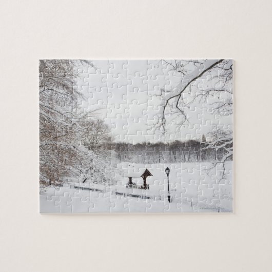 USA, New York City, Central Park im Winter Puzzle (Horizontal)