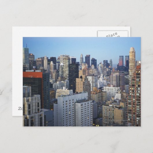 USA, New York City, Skyline Manhattan Postkarte (Vorne/Hinten)