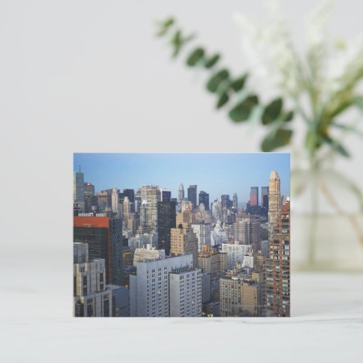 USA, New York City, Skyline Manhattan Postkarte (Stehend Vorderseite)