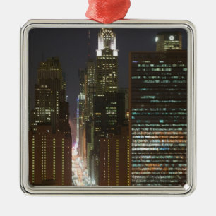 USA, New York City, View Midtown mit Ornament Aus Metall