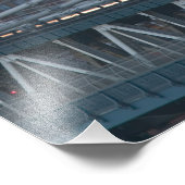 USA, New York City, View of Manhattan Bridge, Fotodruck (Ecke)