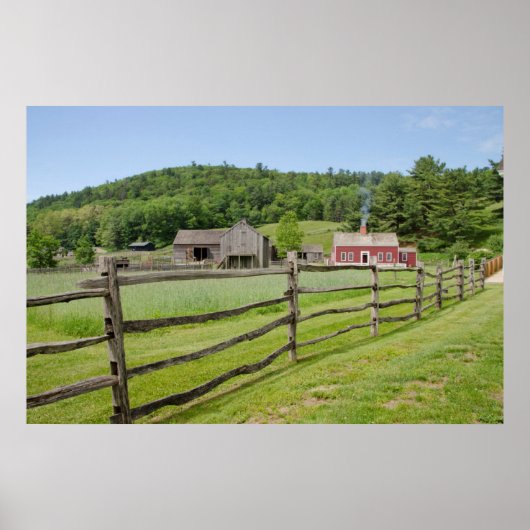 USA, New York, Cooperstown, Bauern Museum Poster (Vorne)