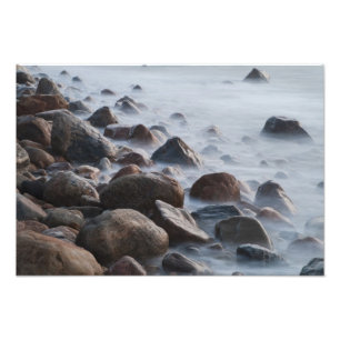 USA, New York, East Hampton. Brandung bei Fotodruck