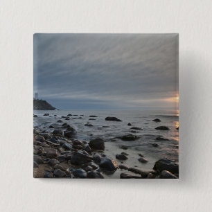 USA, New York, East Hampton. Montauk Point Button