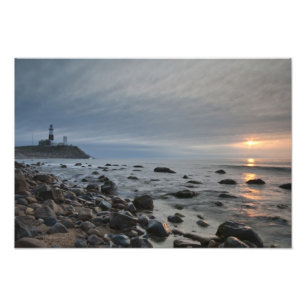 USA, New York, East Hampton. Montauk Point Fotodruck