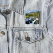 USA, New York. Ein Wasserfall im Adirondack Button (Beispiel)
