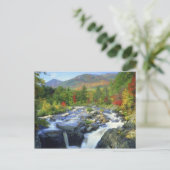 USA, New York. Ein Wasserfall im Adirondack Postkarte (Stehend Vorderseite)