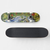 USA, New York. Ein Wasserfall im Adirondack Skateboard (Horizontal)