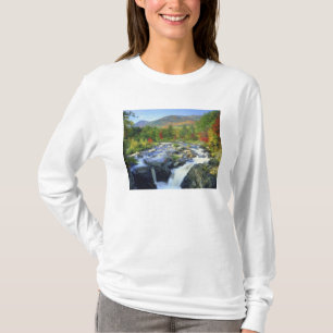 USA, New York. Ein Wasserfall in den Adirondack T-Shirt