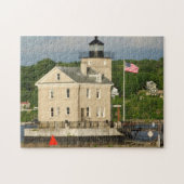 USA, New York, Kingston, Hudson River. Rondout Puzzle (Horizontal)