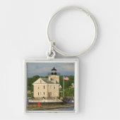 USA, New York, Kingston, Hudson River. Rondout Schlüsselanhänger (Vorne)