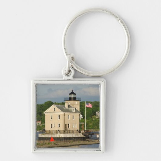 USA, New York, Kingston, Hudson River. Rondout Schlüsselanhänger (Vorne)