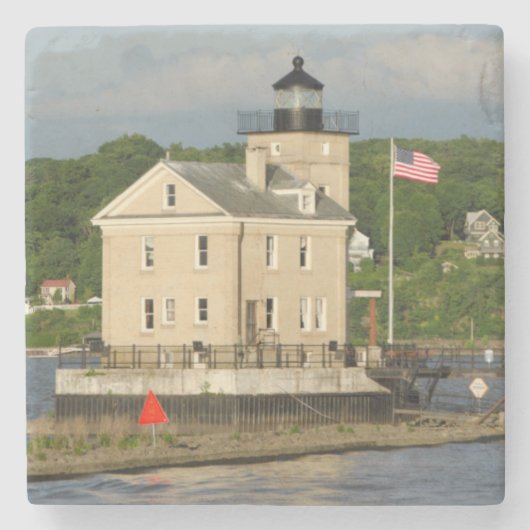 USA, New York, Kingston, Hudson River. Rondout Steinuntersetzer (Vorderseite)