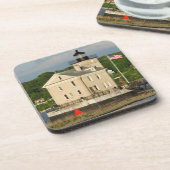 USA, New York, Kingston, Hudson River. Rondout Untersetzer (Linke Seite)