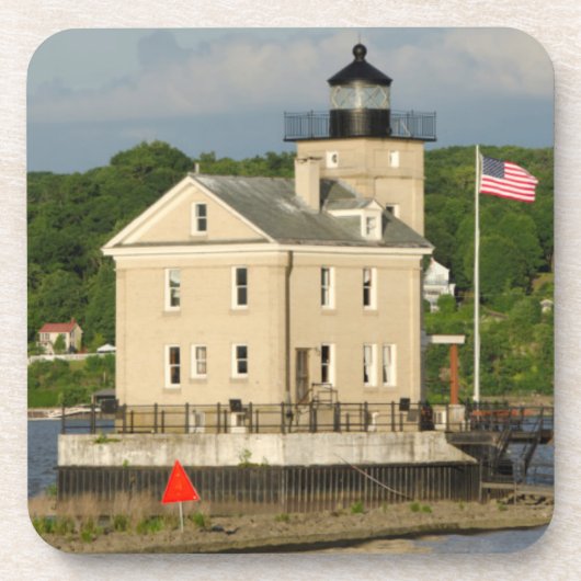 USA, New York, Kingston, Hudson River. Rondout Untersetzer (Vorderseite)