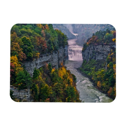 USA, New York, Letchworth Staat Park. Fluss und Magnet (Horizontal)