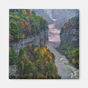 USA, New York, Letchworth State Park. Fluss und Magnet