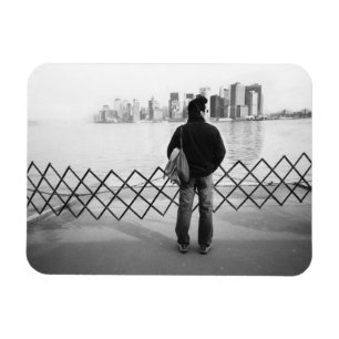 USA, NEW YORK: New York City an Bord der Staten Magnet