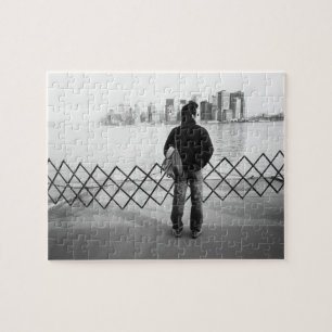 USA, NEW YORK: New York City an Bord der Staten Puzzle