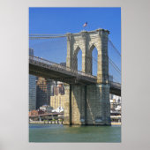 USA, New York, New York City. Brooklyn Bridge Poster (Vorne)