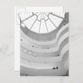 USA, New York, New York City: Das Guggenheim Postkarte (Vorne/Hinten)