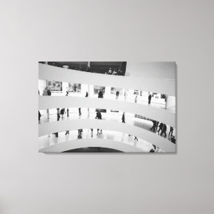USA, New York, New York City: Die Guggenheim 5 Leinwanddruck