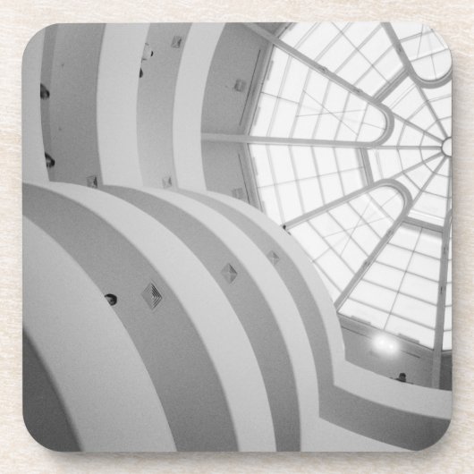 USA, New York, New York City: Guggenheim 3 Getränkeuntersetzer (Vorderseite)