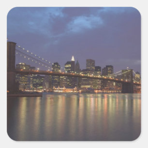 USA, New York, New York City, Manhattan:14 Quadratischer Aufkleber
