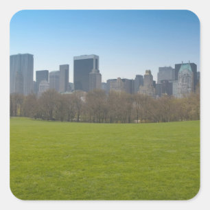 USA, New York, New York City, Manhattan: 18 Quadratischer Aufkleber