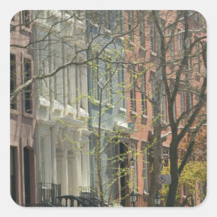 USA, New York, New York City, Manhattan:20 Quadratischer Aufkleber