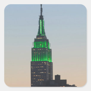 USA, New York, New York City, Manhattan: 2 Quadratischer Aufkleber