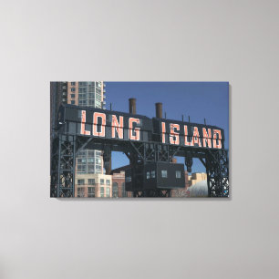 USA, New York, New York City, Queens: Lang Leinwanddruck