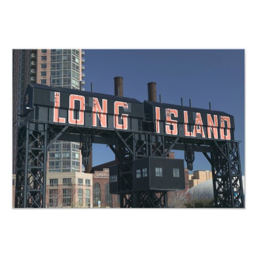 USA, New York, New York City, Queens: Long Fotodruck (Vorne)