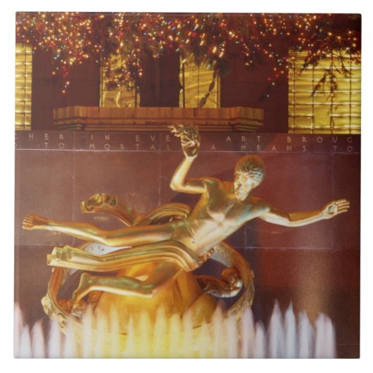 USA, New York, New York City, Statue of Fliese (Vorderseite)