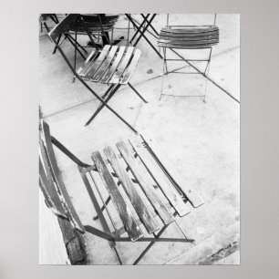 USA, NEW YORK: New Yorker Caféstühle, Poster