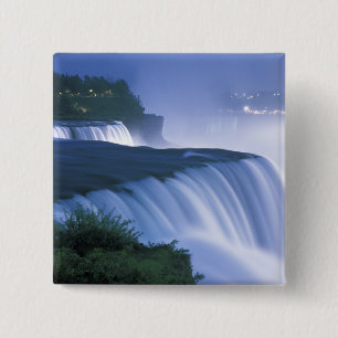 USA, New York, Niagara Falls. American Falls in Button