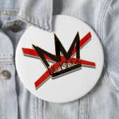 USA No Kings Protest-Typografie-Statement Button (Beispiel)