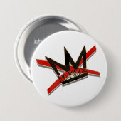USA No Kings Protest-Typografie-Statement Button (Vorne & Hinten)