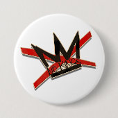 USA No Kings Protest-Typografie-Statement Button (Vorderseite)