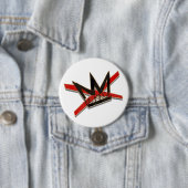 USA No Kings Protest-Typografie-Statement Button (Beispiel)