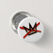 USA No Kings Protest-Typografie-Statement Button (Vorne & Hinten)
